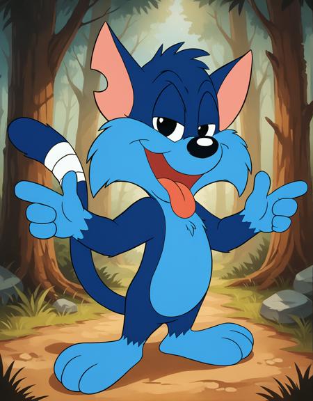 Furrball - Tiny Toon Adventures for Pony XL