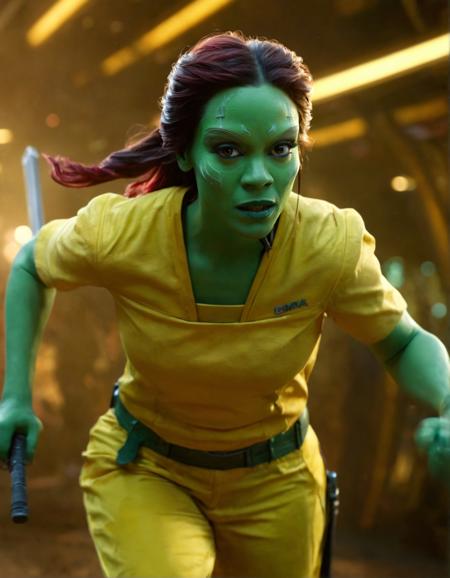 Gamora from Guardians of the galaxy (SDXL)