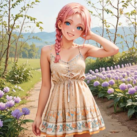 Short sleeveless boho dress版本v1.0 (ID: 836676)