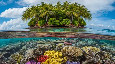 Split-shot underwater photography XL