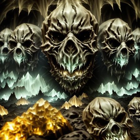 Paranormal Demonic Faces - Anime
