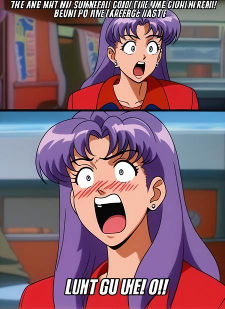 Misato Katsuragi from Neon Genesis Evangelion SDXL