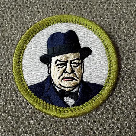 Merit Badge Embroidered Patch Style XL