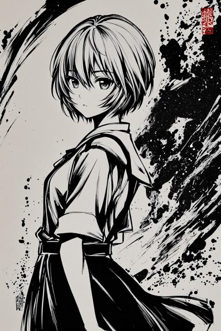 [XL] Okazu/[墨絵師] 御歌頭/[墨绘师] 御歌头  浓重水墨印象画风- Artist Style