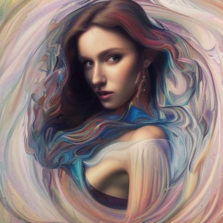 Abstract Swirl Diffusion