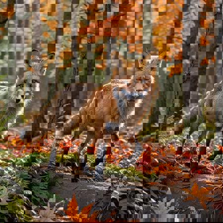 the animals in the forest