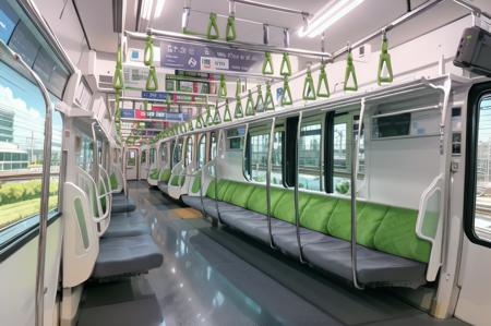 JR East E235 series / train interior