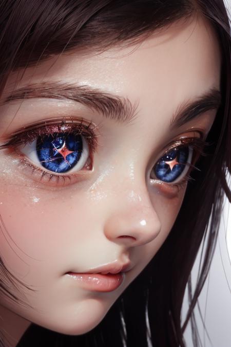 Star Shaped Pupils - Closeup
