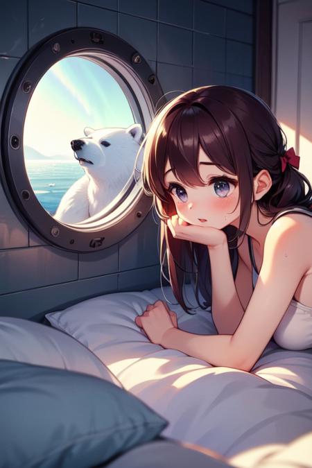 girl like ship porthole