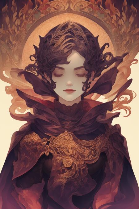 Anime Tarot effect of a complex armor - tangbohu 33