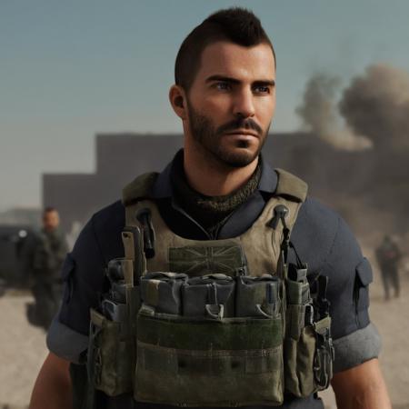 Modern Warfare Characters XL (Choose from list)版本Johnny Soap MacTavish v1 (ID: 325438)