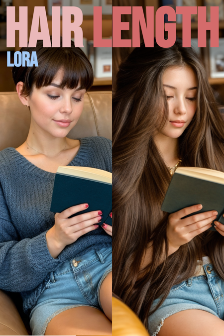 Hair Length Slider - LoRA版本v1.0 (ID: 123434)