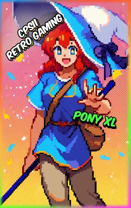 Retro Game (CPS II) -Classic and Complex Versions- Pixel Art -STYLE- By YeiyeiArt版本Classic PONY (ID: 693917)