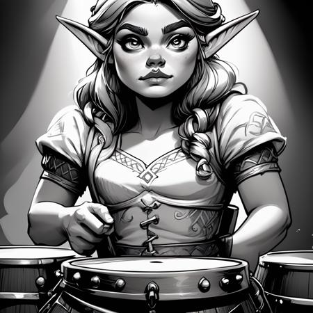 DnD vector illustration (SDXL, Pony, Flux)