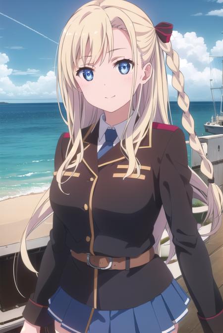 Wilhelmina Braunschweig Ingenohl Friedeburg (ヴィルヘルミーナ・ブラウンシュヴァイク・インゲノール・フリーデブルク) - High School Fleet (ハイスクール・フリート)