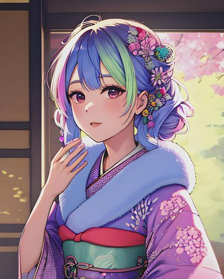 Furisode Fur Collar