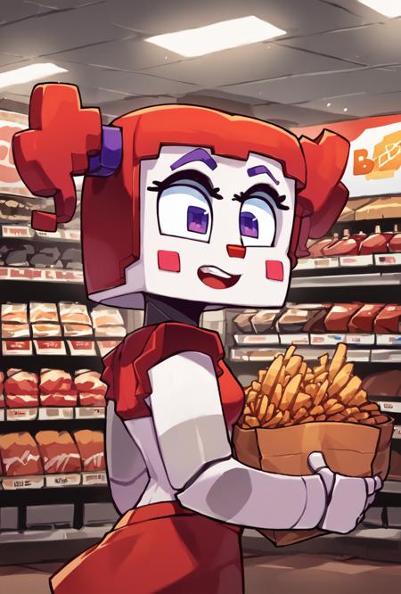 Circus Baby ZAMination Fazbear and Friends Minecraft /  FNAF / Five Nights at Freddy's  Pony+1.5