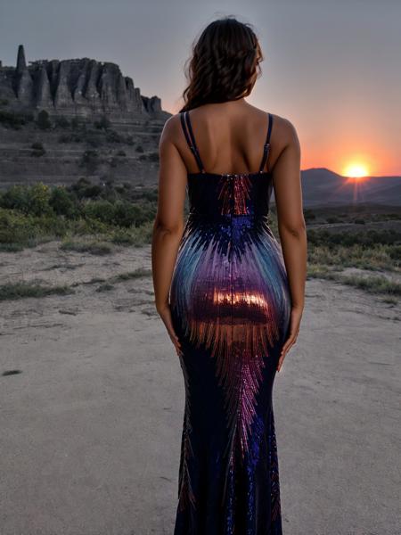 Secular Evening Dress