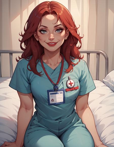 Modern Nurse Uniform Scrubs