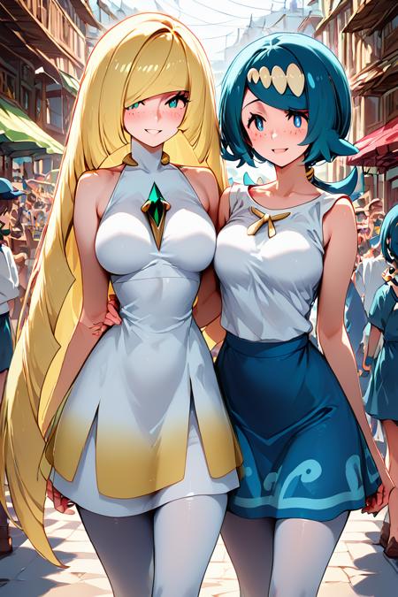 Lusamine & Lana Mama: Moms' Getaway | ルザミーネ x スイレンママ (Pokemon) [Pony]