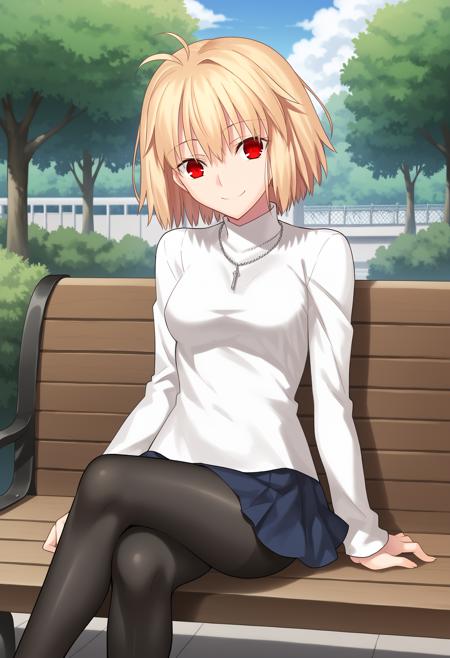 Arcueid Brunestud - Tsukihime Remake (A Piece of Blue Glass Moon) - アルクェイド・ブリュンスタッド - 月姫 - (Illustrious + Pony)