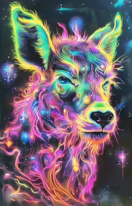 style of neon light drawing [SDXL] 434