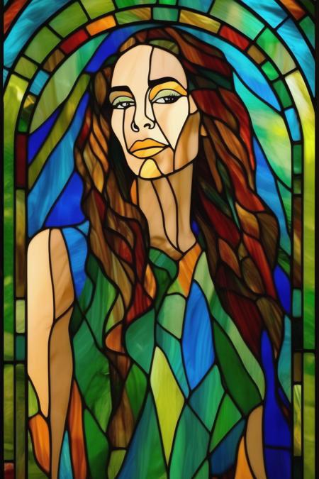 Stained Glass Portrait
