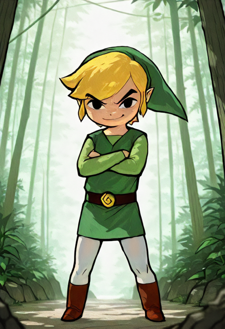 [WIND WAKER] Toon Link - Toon Zelda - Tetra [Illustrious | PONYXL Character + Style LoRA]