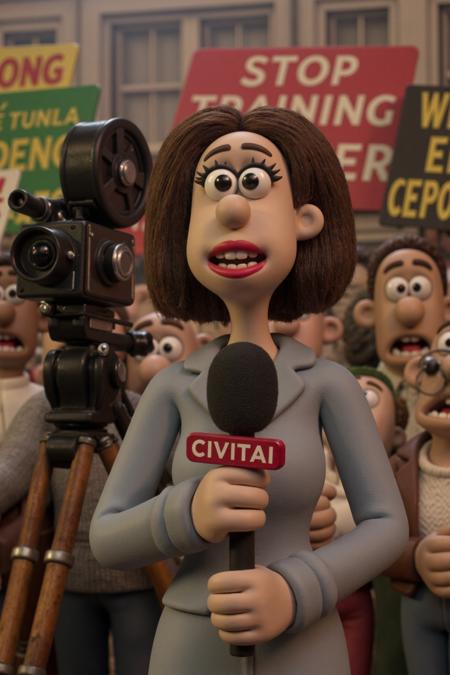 Wallace & Gromit style