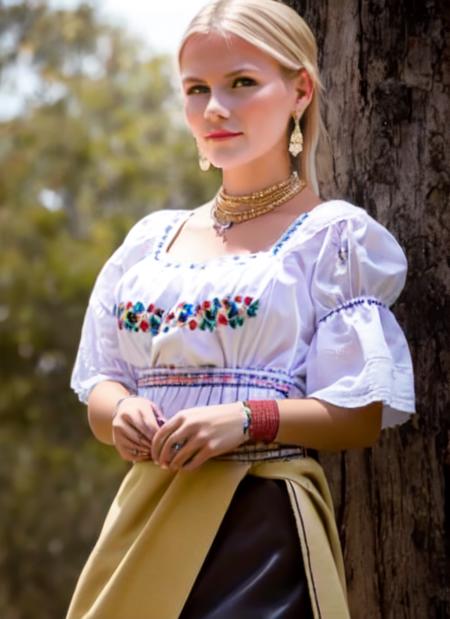 Female Otavalenian Traditional Clothes