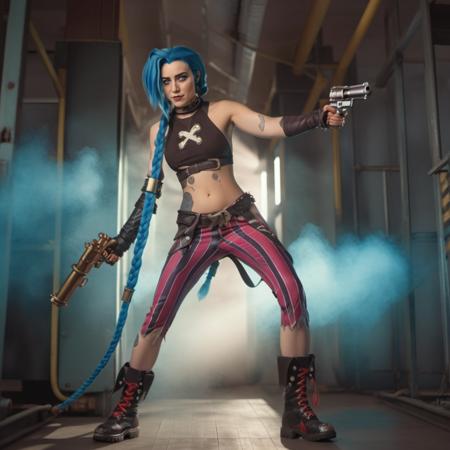Jinx - Arcane - League of Legends - Flux1.D & Realistic SDXL