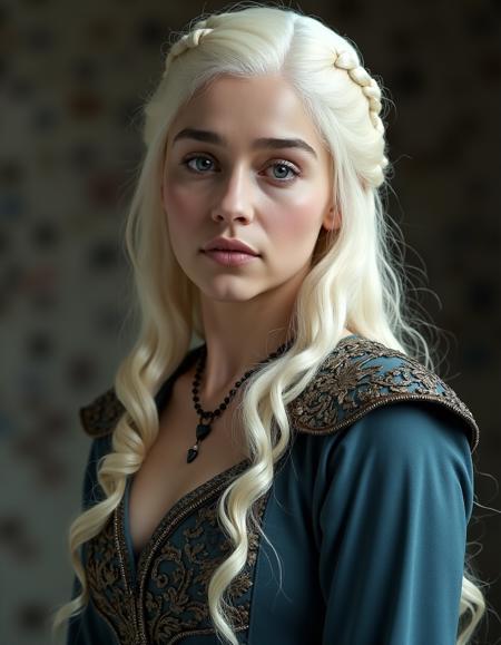 Emilia Clarke as Daenerys Targaryen - LORA  - FLUX and PONY ?版本FLUX v1.0 (ID: 988298)