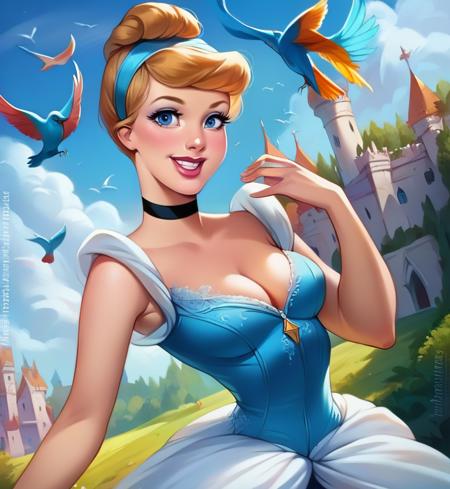 Cinderella Disney Princess - SD 1.5 | XL PONY - by YeiyeiArt