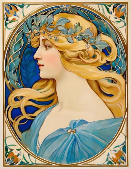 Mucha painting style版本v2 XL version (ID: 669022)