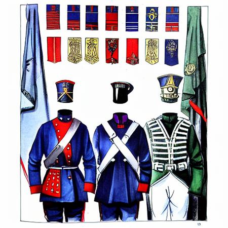 Historical European Uniforms LoRA版本v1.0 (ID: 48704)