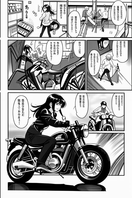 MangaGen-LCM: Comic generator test