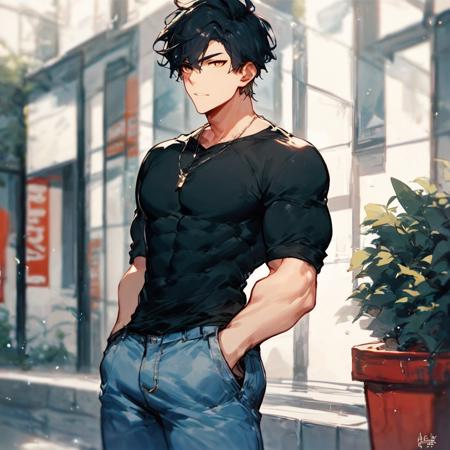 Tight shirt + Crop top for boys (pony)