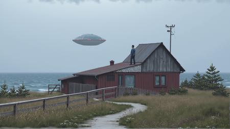 Simon Stålenhag style (FLUX)