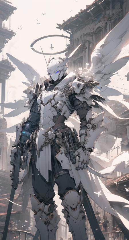 [LoRA] Mecha Angel  Concept (With dropout & noise version)