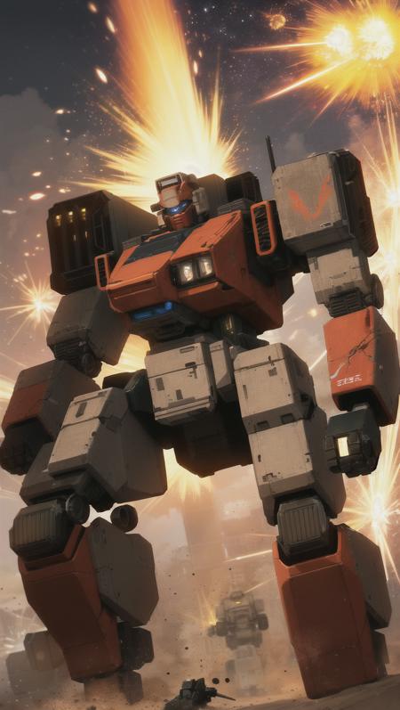 Super robot diffusion(Gundam, EVA, ARMORED CORE, BATTLE TECH like mecha lora)