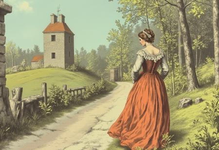 Victorian Engraving style