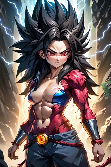 Caulifla + Super Saiyan 4 Form (Dragon Ball) [SDXL & SD1.5]