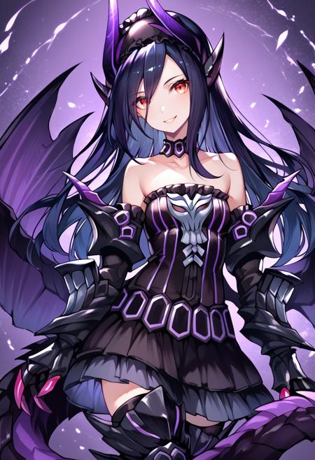 Monster Hunter -  Black eclipse dragon princess (地を暗黒に染めし 黒蝕の竜姫) (Gore Magala\ ゴア・マガラ) PonyXL版本v1.0-prototype (ID: 566351)