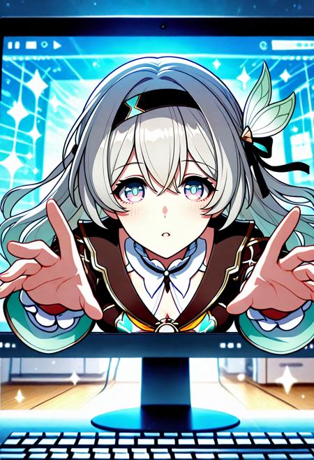 Emerging from Screen [Illustrious]