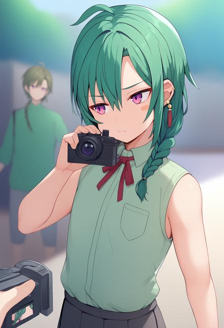 [PonyXL] Ryuushen/りゅーしぇん/仙河绿,绿仙-彩虹社/Nijisanji/にじさんじ Vtuber