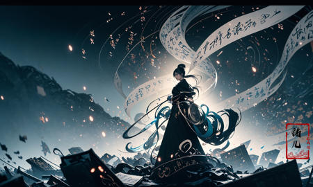 绪儿-书法