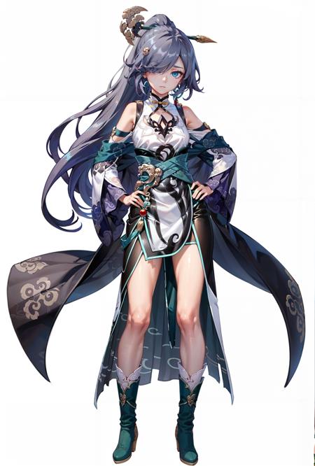 MIHOYO Collection 米家全家桶 (Honkai Impact 3rd | Honkai Star Rail | Genshin Impact | Zenless Zone Zero)版本符华-云墨丹心-Fu Hua (ID: 177897)