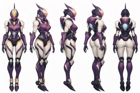 F1/XL/SD1 Mecha Turn, Multi-View, Turnaround, Model Sheet, Character Design