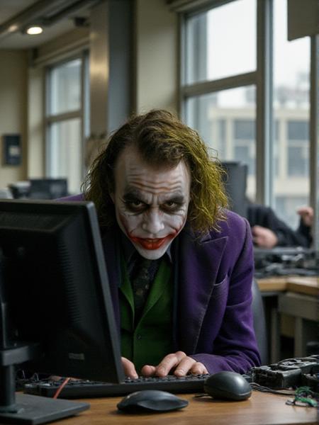 The Joker - The Dark Knight (2008) - Flux1.D