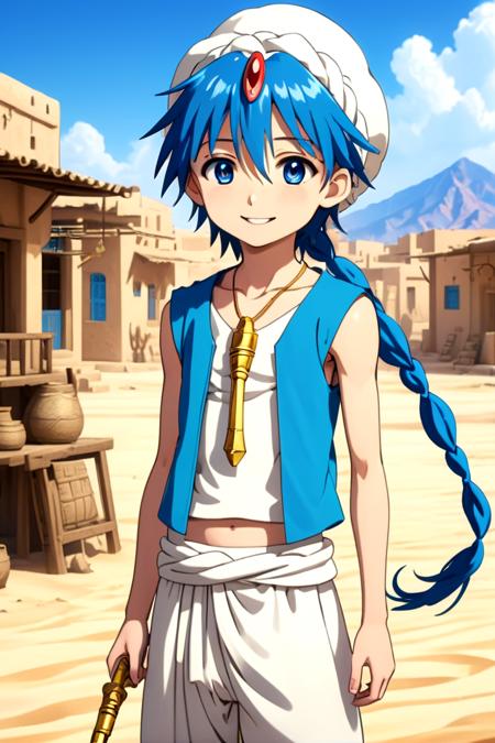 Magi: The Labyrinth of Magic - Aladdin - SDXL